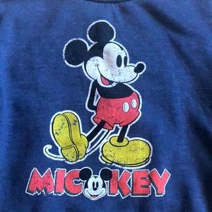 Disney Mickey kid sweatshirt $3or Free w/$ Disney kids classic blue & red top